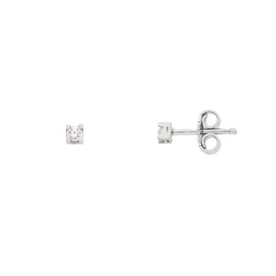 Orecchini Gioielleria Dossena  in Oro Zircone 136848 -1 - 136848 -1